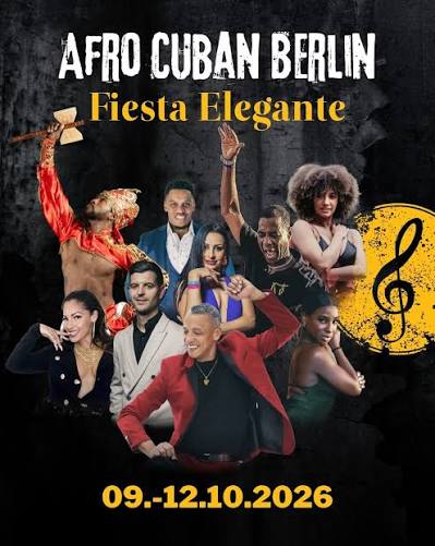 Official poster for Afro Cuban Berlin 2026, Berlin, Germany