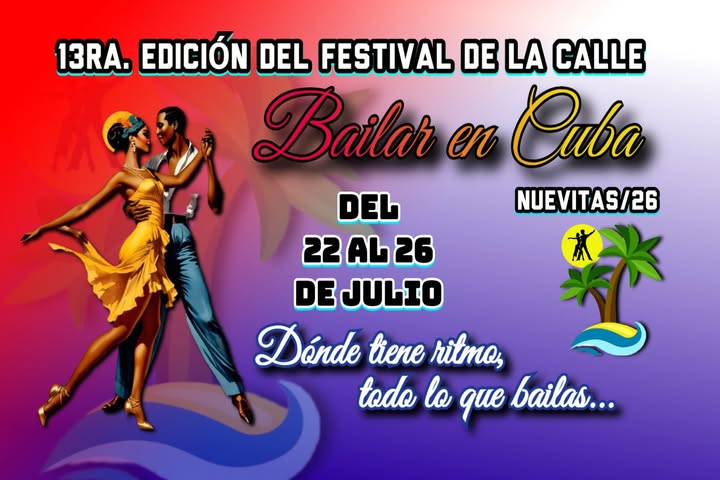 Official poster for Bailar en Cuba 2026, La Habana, Cuba