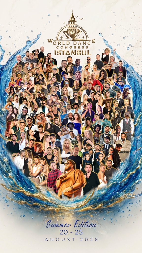 Official poster for Istanbul World Dance Congress Summer Edition 2026, Istanbul, Turkey