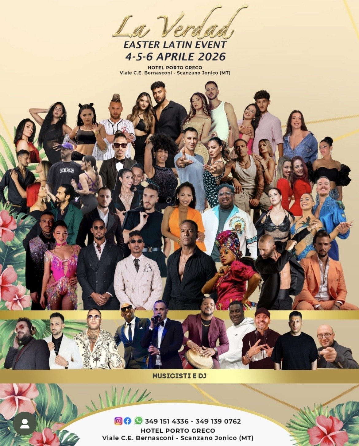 Official poster for La Verdad Latin Event 2027, Scanzano Jonico, Italy
