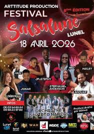 Poster for Festival Salsalune Lunel 2026